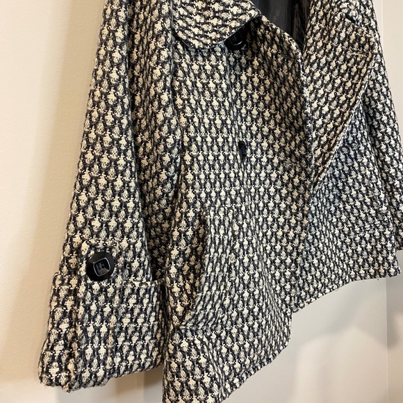 Vintage ladies honeycomb tweed cropped jacket. - Picture 2 of 5